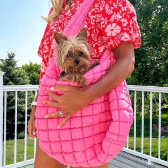 Free People FP Movement Quilted Carryall Pink Bubblegum  - FACTORY SEALED - Picture 14 of 17